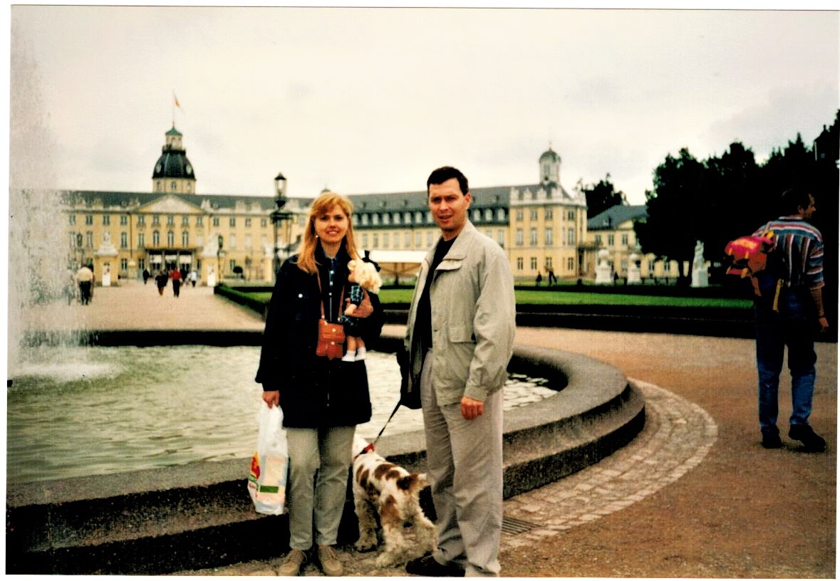Геннадий Винокуров с женой Германия